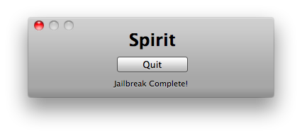 Jailbreak ipad Spirit
